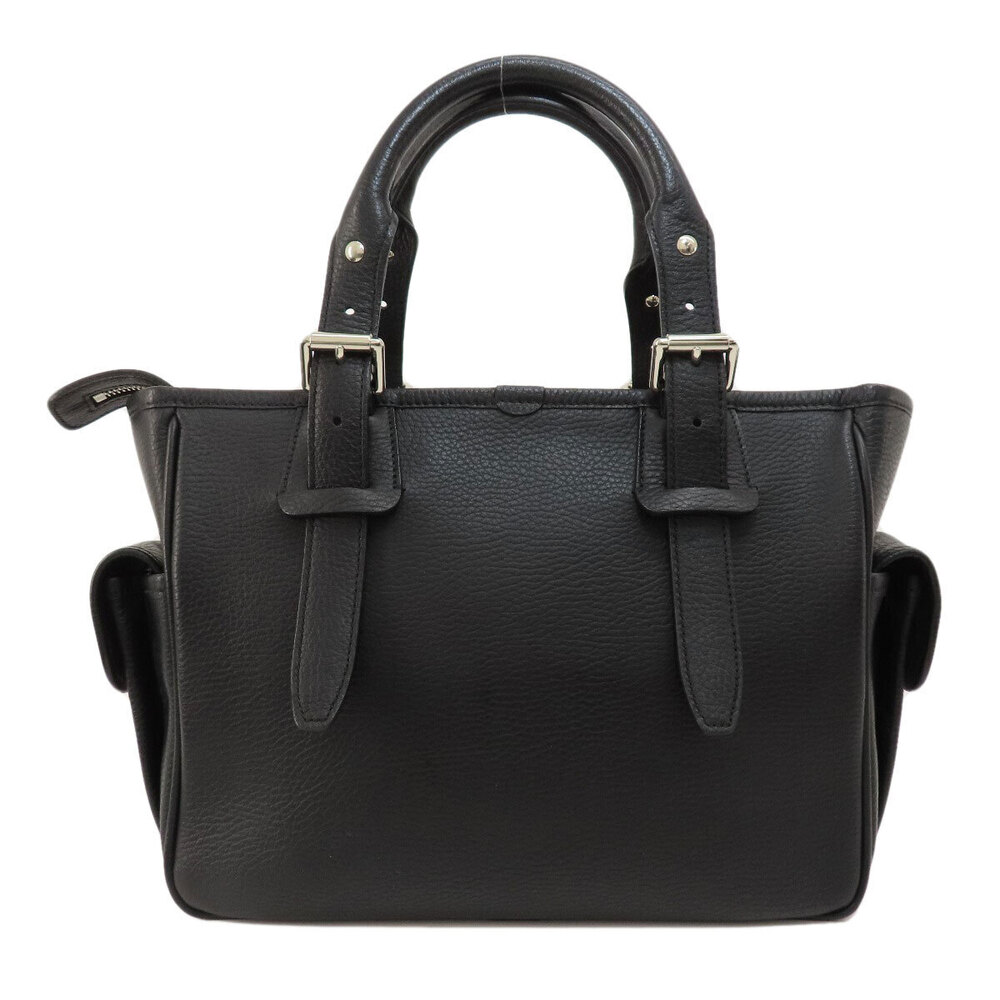 Burberry handbag leather Black